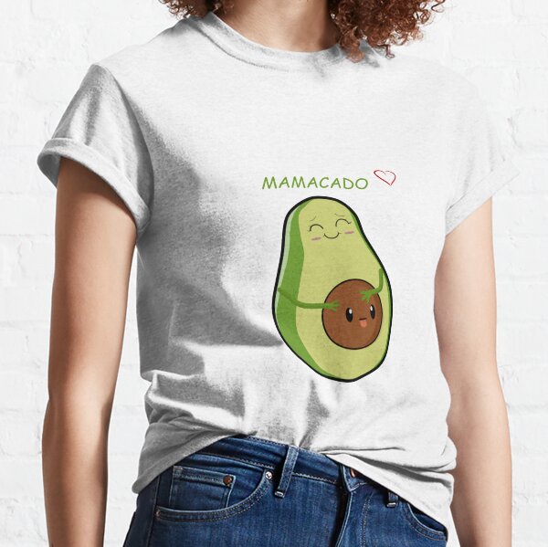 camiseta aguacate mujer