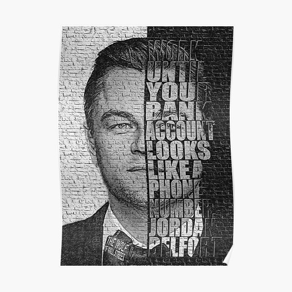 Produits Sur Le Theme Le Loup De Wall Street Citation Redbubble