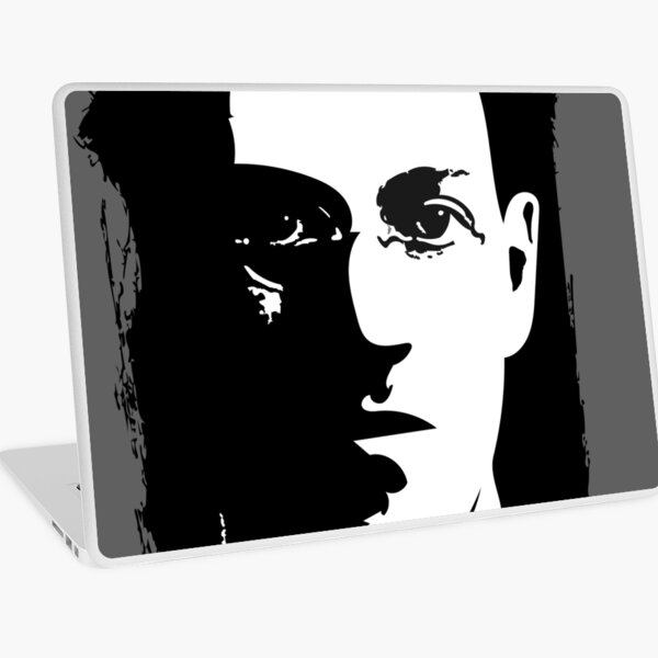 HP Lovecraft Splatter background Laptop Skin