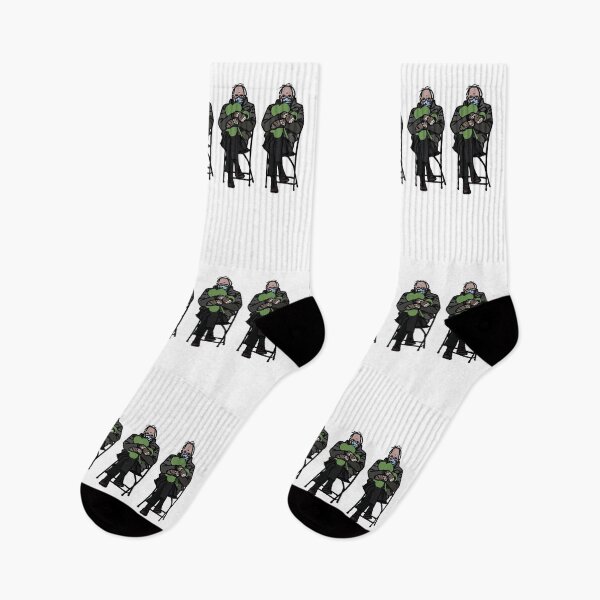 Item preview, Five Bernie Sanders in Mittens Holding Shamrocks for St Patricks Day designed and sold by ellenhenry.