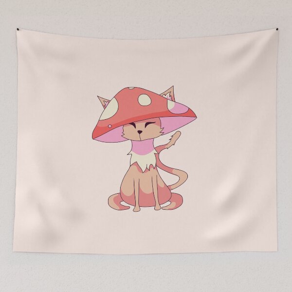 Item preview, Mushroom Kitty  designed and sold by ForTheFrogWar.