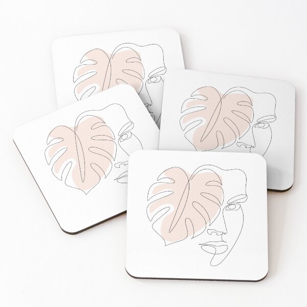 Item preview,  Monstera leaf line art. Contour drawing. Minimalism art designed and sold by OneLinePrint.