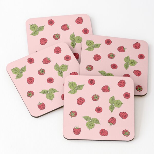 Item preview, summerly fresh raspberries, raspberry pattern designed and sold by TrueType.