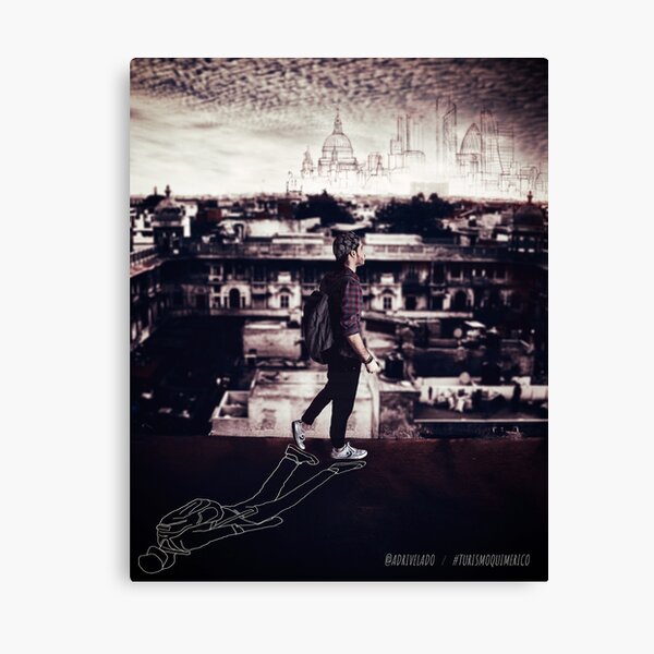 Footprints I Huellas Canvas Print