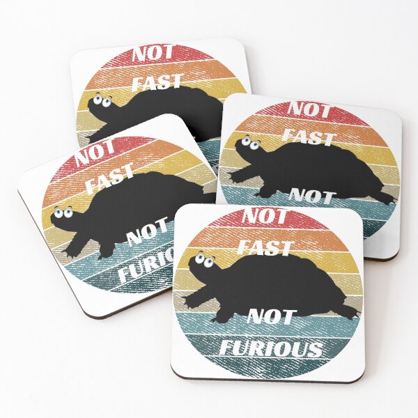 Aperçu de l'œuvre Tortoise NOT FAST NOT FURIOUS créée et vendue par Cheerocki.