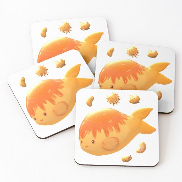 Item preview, Cute Orange Fish with Orange Friend. designed and sold by aquatickawaii.