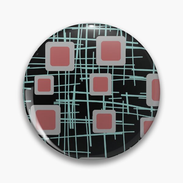 Item preview, Lines Vintage Mid Century Rectangles Stripes pattern designed and sold by Move-Art.