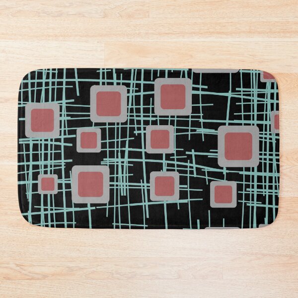 Item preview, Lines Vintage Mid Century Rectangles Stripes pattern designed and sold by Move-Art.