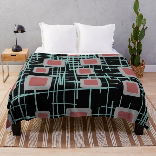 Item preview, Lines Vintage Mid Century Rectangles Stripes pattern designed and sold by Move-Art.