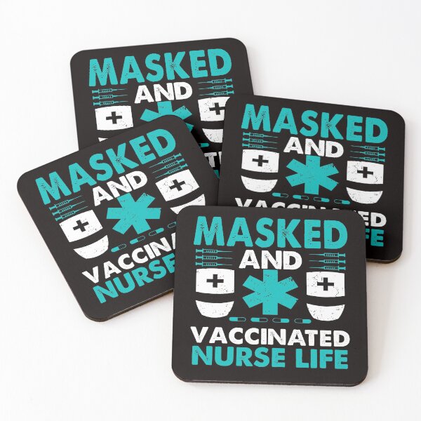 Item preview, Masked And Vaccinated Nurse Life designed and sold by Majesticoo.