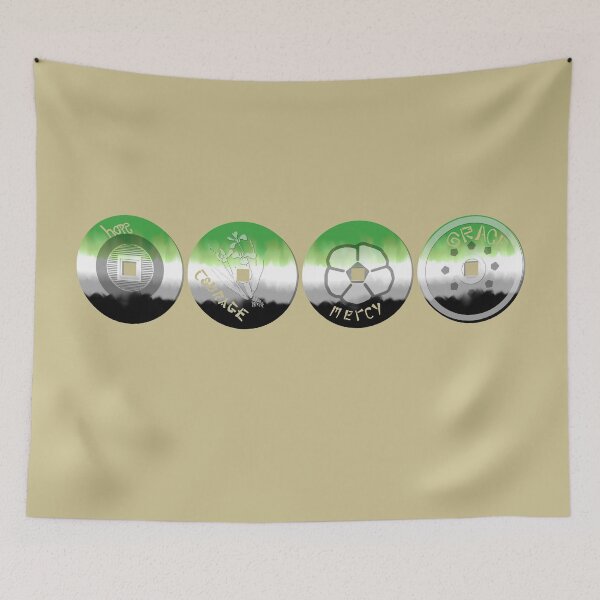 Item preview, Aro Pride Coins designed and sold by LochNestFarm.