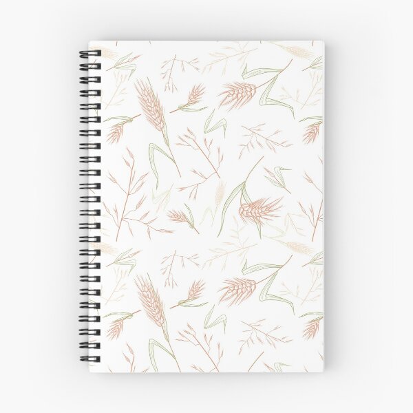 Item preview, White wheat and dry flowers pattern for print on textile, puzzle or other product. Spring mood and bright design designed and sold by arboxart.