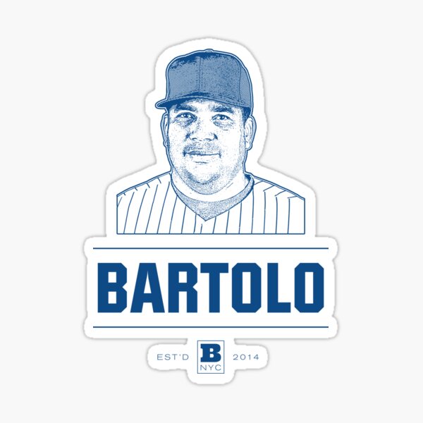 ⚾Bartolo Colon STICKER Indians Angels Athletics NY Mets MLB