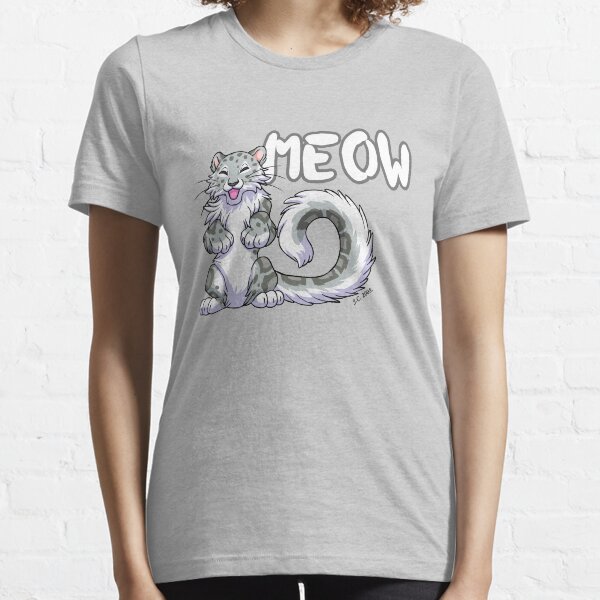 Snow leopard meow Essential T-Shirt