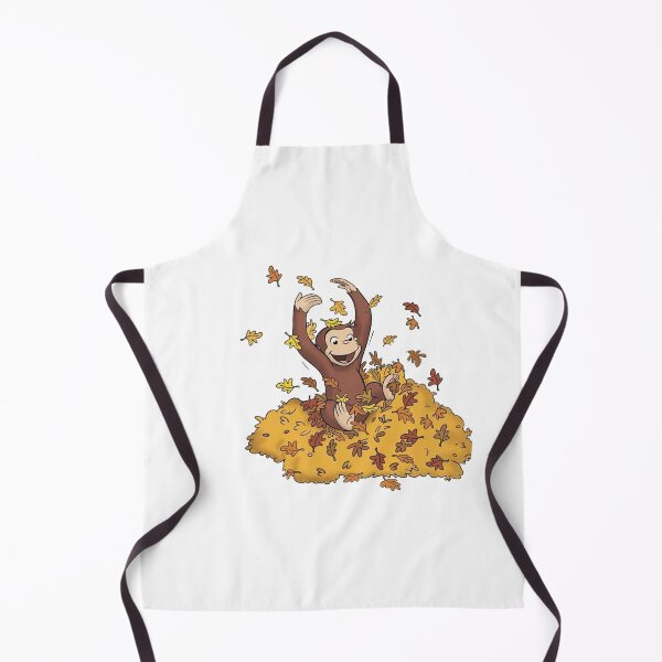 Item preview, Curious George playing in Autumn designed and sold by ALittleLonely1.