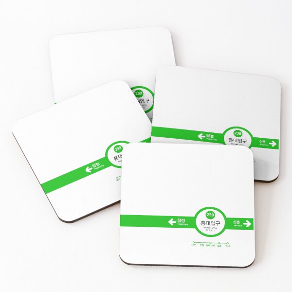 Item preview, Hongik University Station in Seoul designed and sold by withkorean.