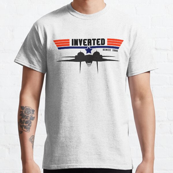Top Gun - Inverted Since 1986 F14 Tomcat Classic T-Shirt