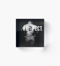 Respect Derek Jeter Re2pect Acrylic Block