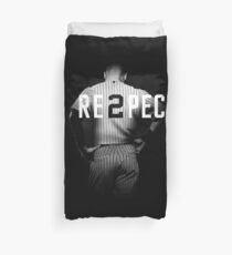 Respect Derek Jeter Re2pect Duvet Cover