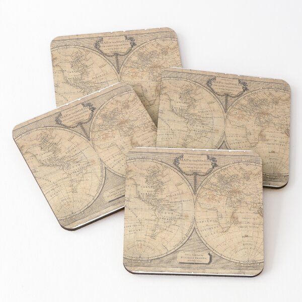 Item preview, Vintage Maps - Map of the World designed and sold by KnightandMoon.