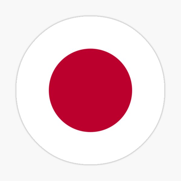 Japanese Flag Sticker For Sale By Durarstore Redbubble