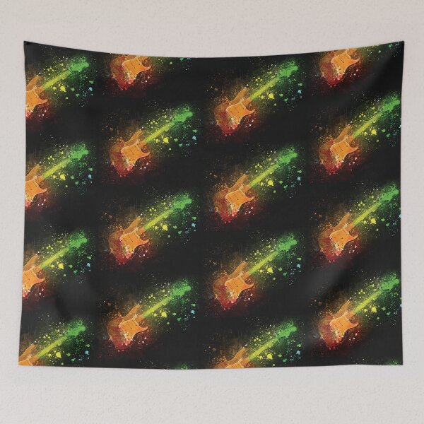 Item preview, color full guitar abstract designed and sold by iTrending.