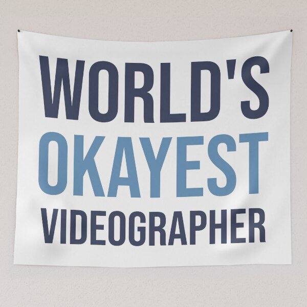 Item preview, World's Okayest Videographer designed and sold by Bojkiw.