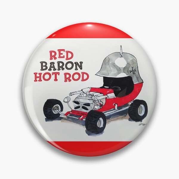 Item preview, Red Baron Hot Rod designed and sold by Lliam Amor.