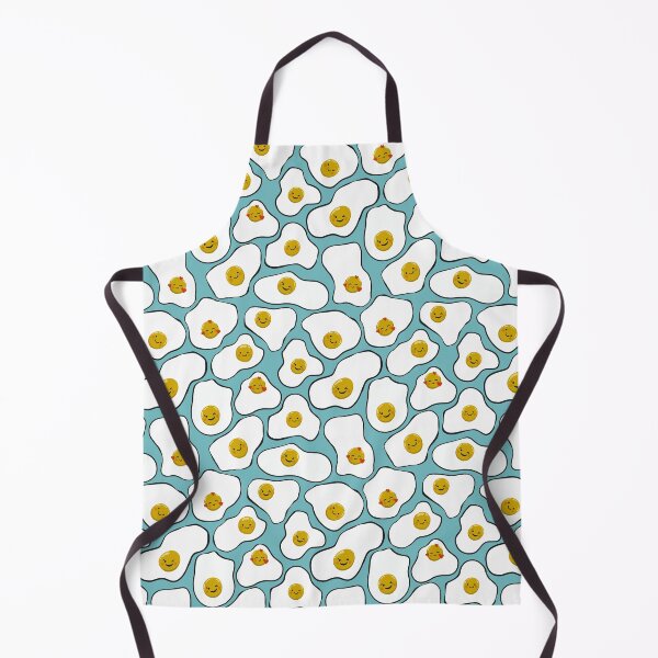 Item preview, Happy Sunny Side Up Fried Eggs On Blue designed and sold by ketrena.
