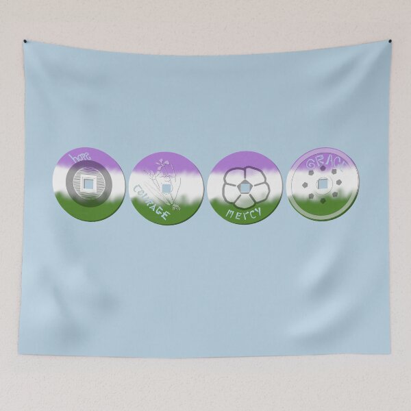 Item preview, Genderqueer Pride Coins designed and sold by LochNestFarm.