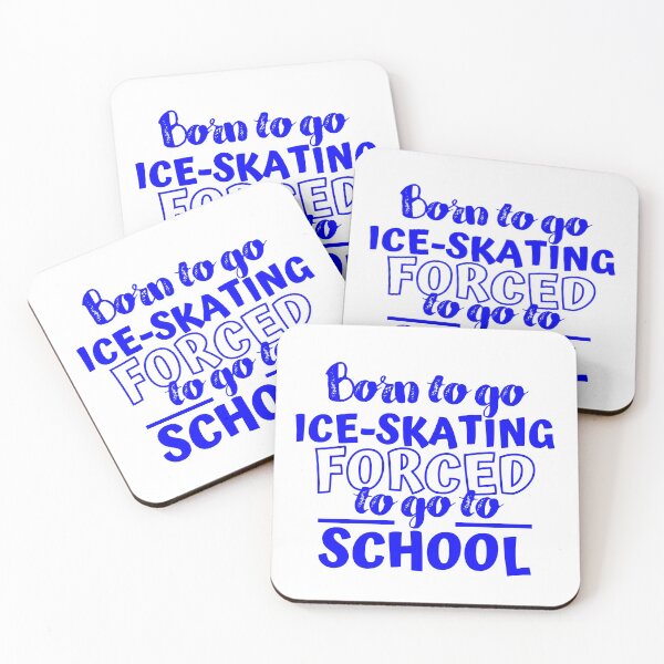 Item preview, Born to go ice-skating. Forced to go to school    designed and sold by TheGreenGoat.
