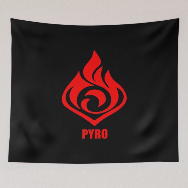 Item preview, Pyro Element Genshin Impact designed and sold by Mathisberengar.