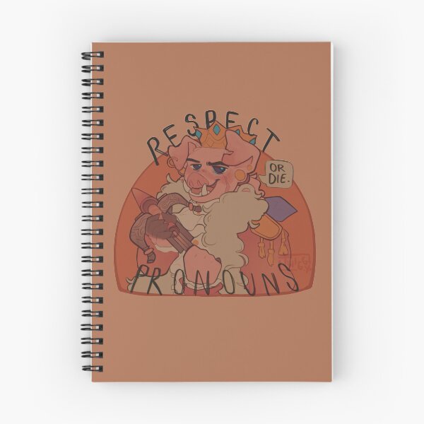 Item preview, Technobabble says respect pronouns. designed and sold by Twiggypng.