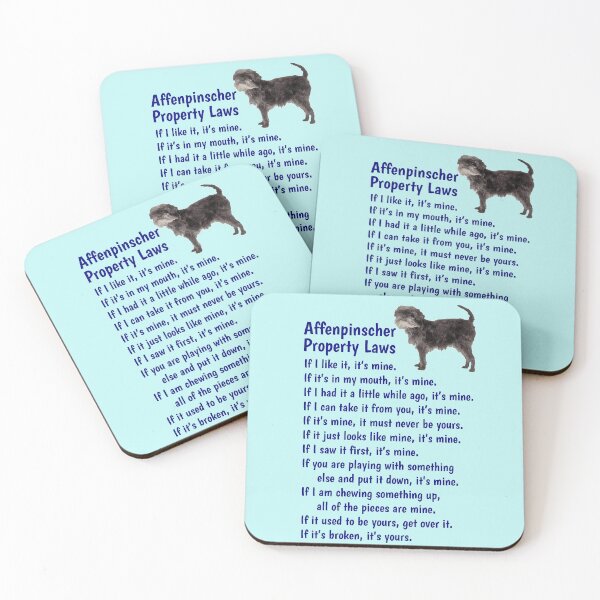 Item preview, Affenpinscher - property laws  designed and sold by thepetcellar.