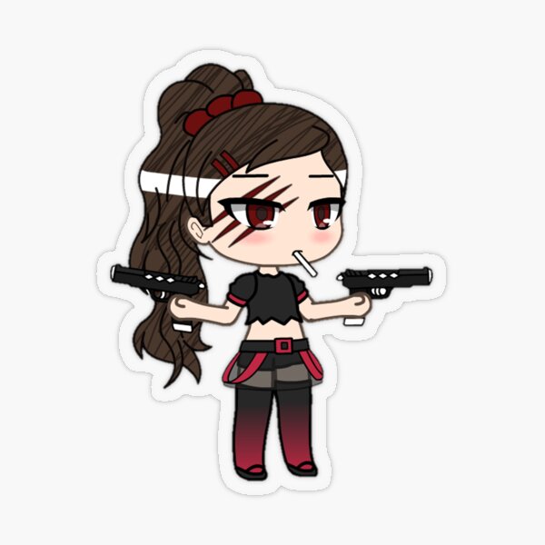 sticker #gachalife #gangster - Dibujos De Gacha Life Gangsters, HD