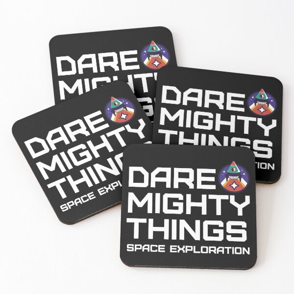 Item preview, Dare mighty things space exploration designed and sold by Piztees.