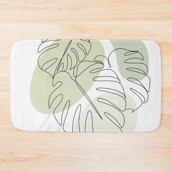 Item preview, Monstera line art, Tropic leaves print, Abstract botanic plants wall decor, Minimalist art, Modern room decor, wabi sabi printable wall art designed and sold by OneLinePrint.