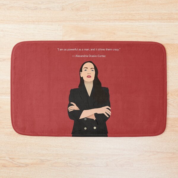 Item preview, AOC poster, AOC sticker, Alexandria Ocasio-Cortez print Democratic Socialism feminist wall art designed and sold by GalleryArtField.