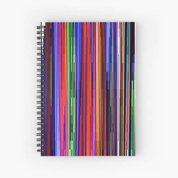 #Pattern, #design, #tracery, #weave, #drawing, #figure, #picture, #illustration Spiral Notebook