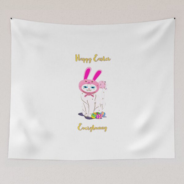 Item preview, Easter day cute cat  designed and sold by Ssilky.