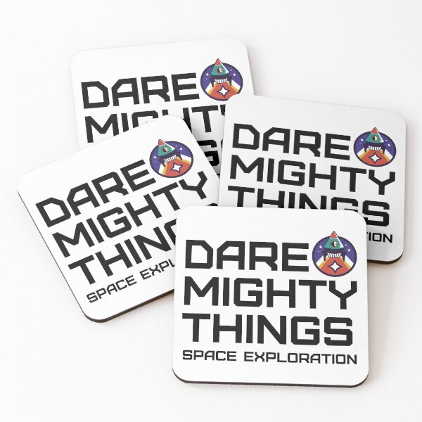 Item preview, Dare mighty things space exploration rocket designed and sold by Piztees.