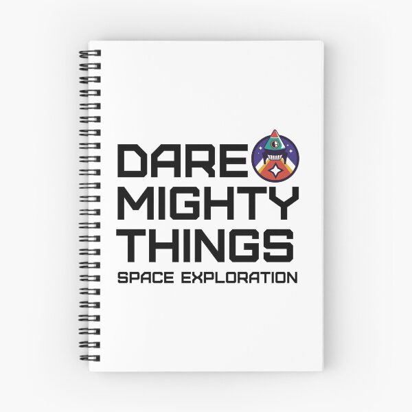 Item preview, Dare mighty things space exploration rocket designed and sold by Piztees.