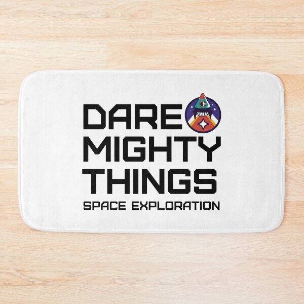 Item preview, Dare mighty things space exploration rocket designed and sold by Piztees.