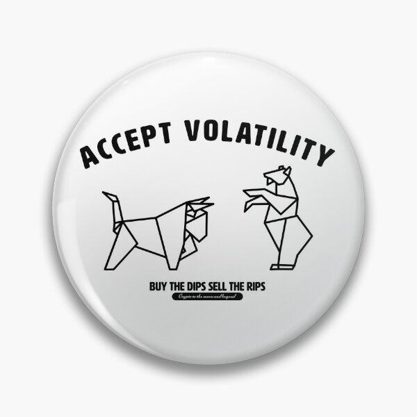 Item preview, CRYPTO | ACCEPT VOLATILITY designed and sold by axelle1410.