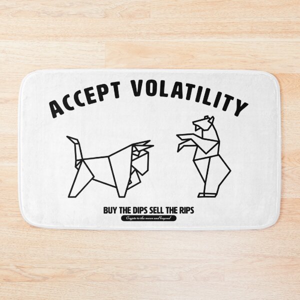 Item preview, CRYPTO | ACCEPT VOLATILITY designed and sold by axelle1410.