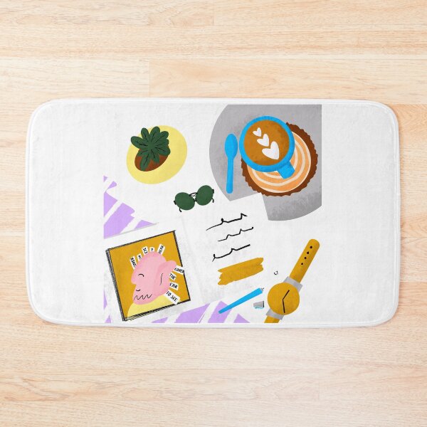 Item preview, coffee flatlay designed and sold by springybelly.