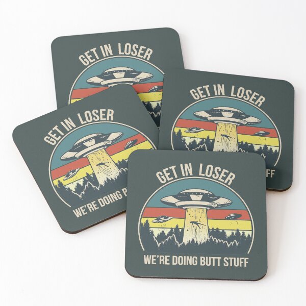 Item preview, Vintage Get In Loser We're Doing Butt Stuff Retro designed and sold by Phoca Mobil.