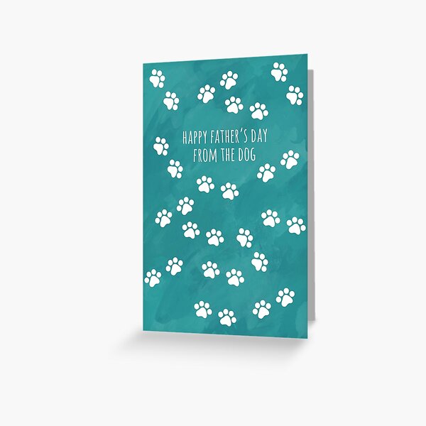 Item preview, Happy Father's Day from the Dog designed and sold by rubywrendesigns.
