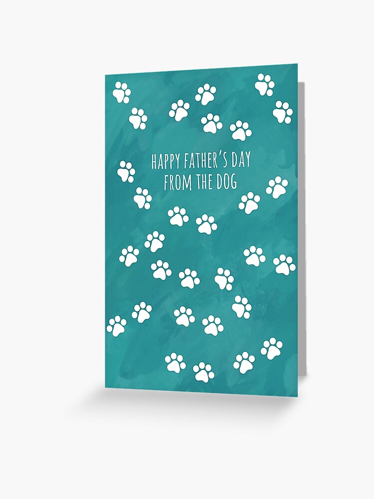 Tarjetas de felicitación «Feliz día del padre del perro» de rubywrendesigns  | Redbubble