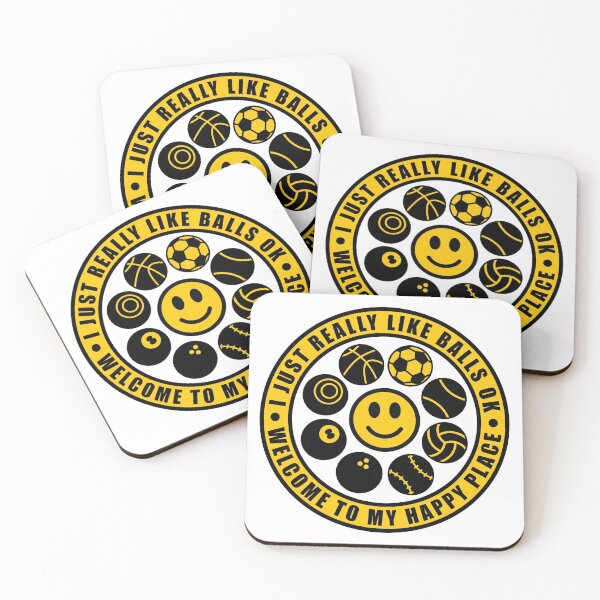 Item preview, I Just Really Like Balls Ok | Sports Fan designed and sold by GravitiTees.